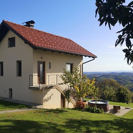 Apartma Hisa Na Ravnah With Hot Tub Pišece Eksteriør billede